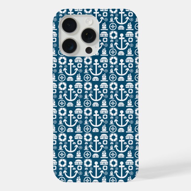 Navy sailor Element sea pattern Case-Mate iPhone C Case (Back)