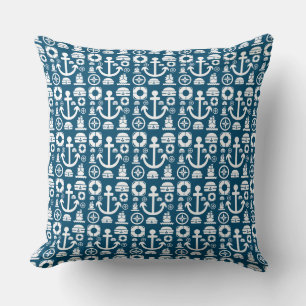 Navy sailor Element sea pattern Cushion