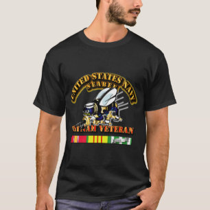 Navy - Seabee - Vietnam Veteran   T-Shirt