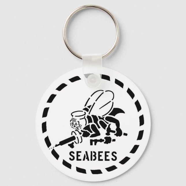 Navy Seabees keychain (Front)