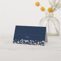 Navy Spring Wildflower Meadow Garden Wedding