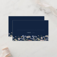 Navy Spring Wildflower Meadow Garden Wedding