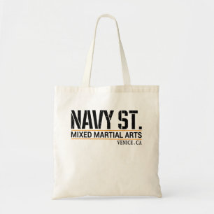Navy St. Vintage Design, Navy Street Tote Bag