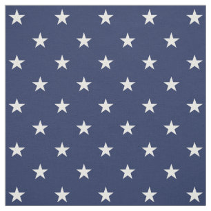 Navy Stars Fabric