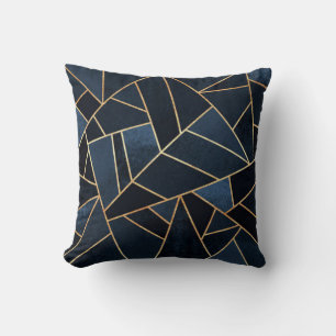 Navy Stone Cushion