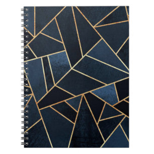 Navy Stone Notebook