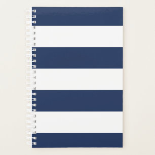 Navy Striped  Planner