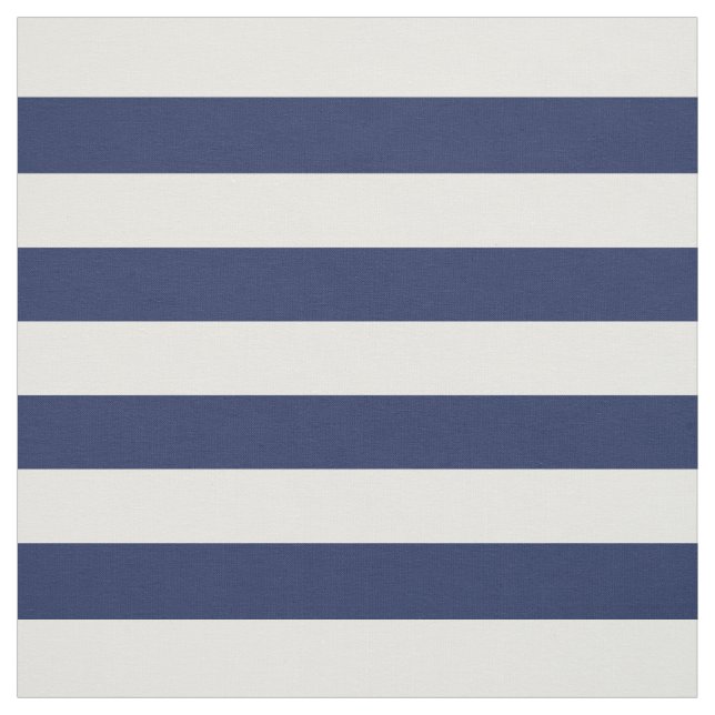 Navy Stripes Fabric (Swatch)