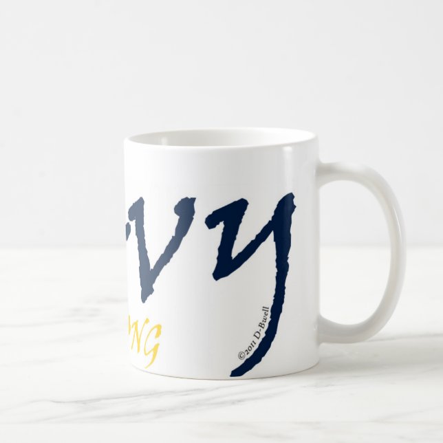 Navy Strong Mug (Right)