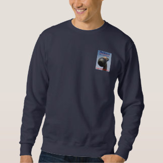 Navy Sweatshirt with Kettlebell Logo