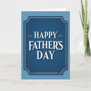 Navy Sweet Fathers Day Card