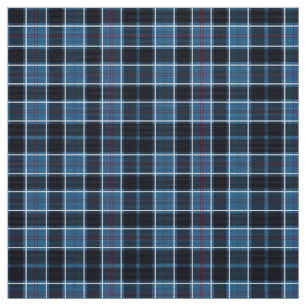 Navy Tartan Fabric