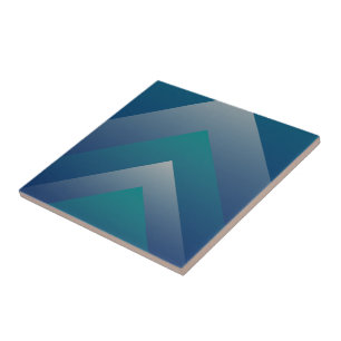 Navy teal grey ceramic tile