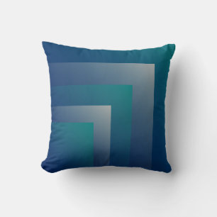 Navy teal grey cushion