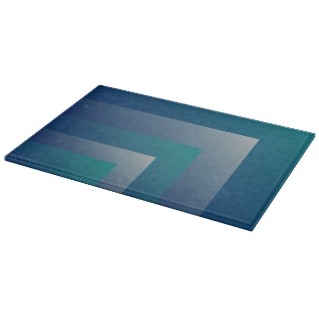 Navy teal grey cutting board (Corner)