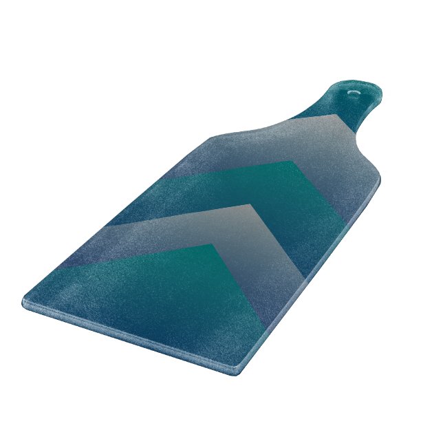 Navy teal grey cutting board (Corner)