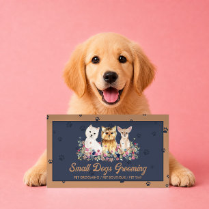 Navy Therapy Dog Handler Comfort Visits Business Card