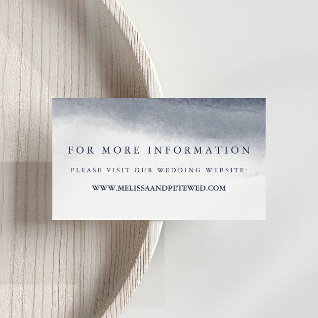 Navy Tides Wedding Website Cards (Creator Uploaded)