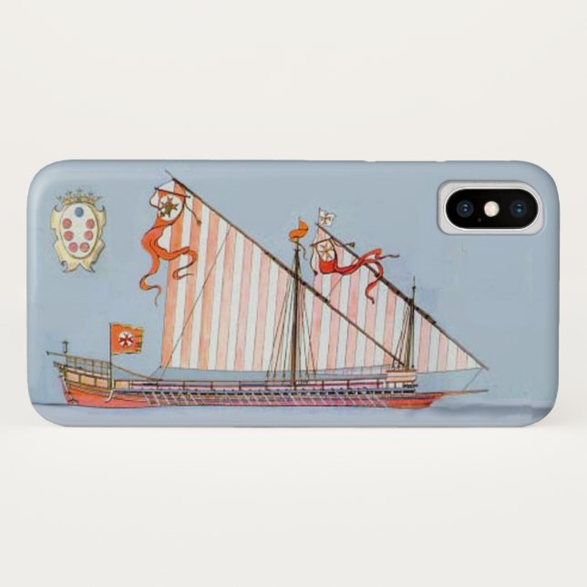 Navy Tuscany Medici,Blue Nautical Case-Mate iPhone Case (Back (Horizontal))