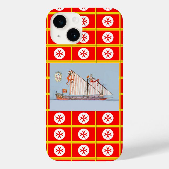 Navy Tuscany Medici Case-Mate iPhone Case (Back)