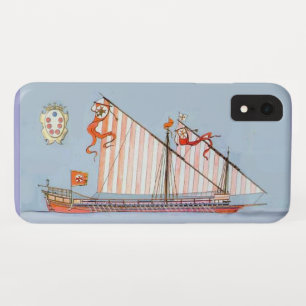 Navy Tuscany Medici Nautical iPhone XR Case