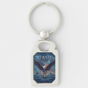 Navy USN Veteran Key Ring