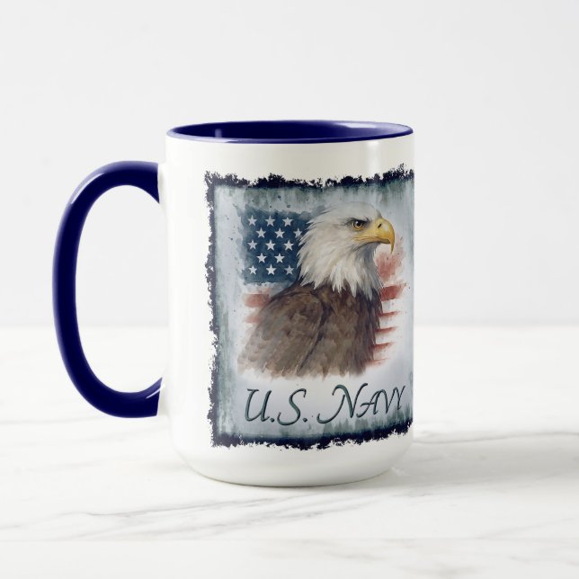 Navy USN Veteran Mug (Left)
