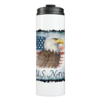 Navy USN Veteran Thermal Tumbler