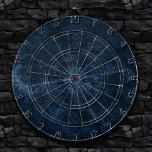 Navy Velvet Damask | Dusty Dark Blue Floral Grunge Dartboard<br><div class="desc">90s Grunge, All Grown Up! Rich and sophisticated velvety baroque in a deep moody dusky hued jewel tone for a luxurious, dramatic, or edgy palette. This 90s inspired vintage grunge texture features a gorgeous unisex (yet feminine) abstract gradient that adds perfect pop of colour. For customisations or other colours, please...</div>