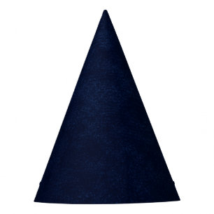 Navy Velvet Party Hat Elegant Festive Celebration
