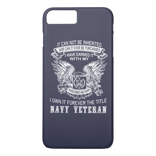 NAVY VETERAN Case-Mate iPhone CASE (Back)