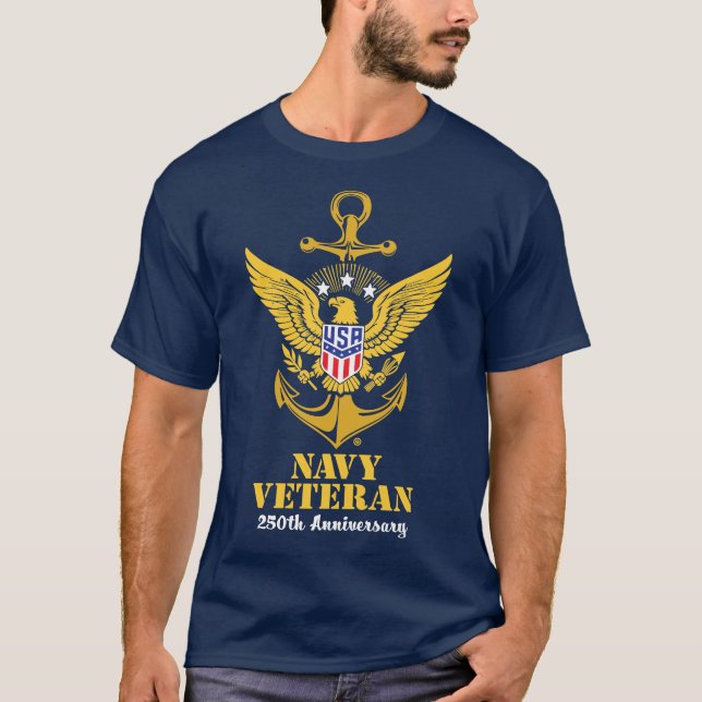 Navy Veteran T-Shirt (Front)