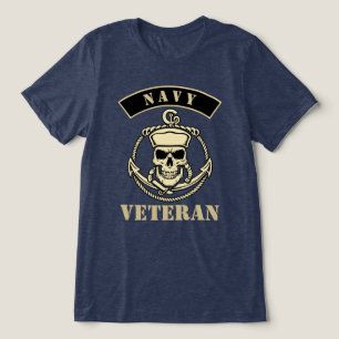 Navy Veteran Tri-Blend Shirt