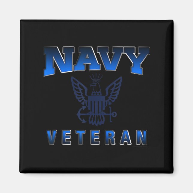 Navy Veteran Usn Magnet (Front)