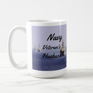 Navy Veteran's Husband Coffee Mug