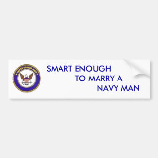 Navy wife bumper sticker