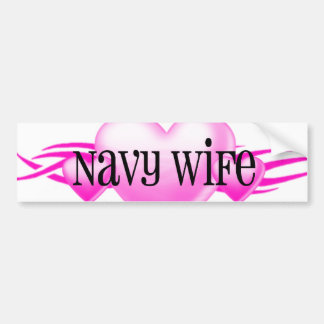 Navy Wife Bumper Sticker