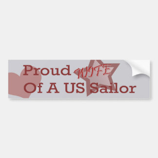 Navy Wife Bumper Sticker