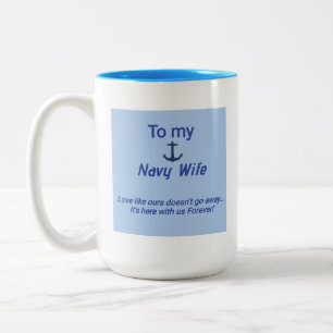 Navy Wife Coffee Mug