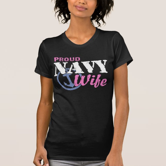 Navy Wife T-Shirt (Front)