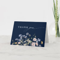 Navy Wildflower Meadow Garden Bridal Shower