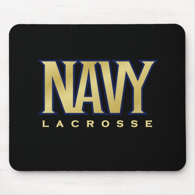 Navy Women's Lacrosse Mouse Pad (Front)