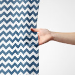 Navy Zigzag, Navy Chevron, Geometric Pattern Scarf<br><div class="desc">Elegant,  stylish and sophisticated zigzag (chevron) pattern in navy blue and white colour. Modern and trendy gift,  perfect for the zigzag lover in your life.</div>