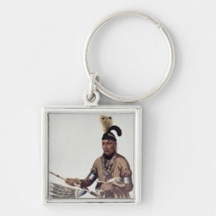 Naw-Kaw or 'Wood', a Winnebago Chief Key Ring