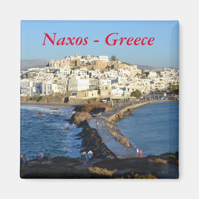 Naxos Greece Magnet (Front)