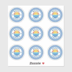 Naxos Island, Greece Multiple Pack Sticker