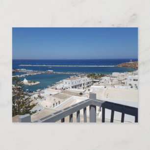 Naxos Town Postcard