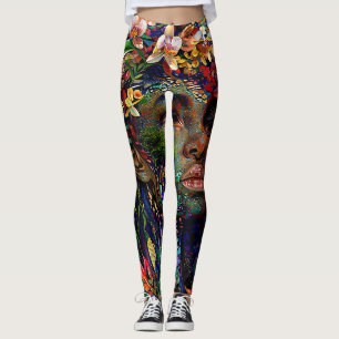 “Nayari” - Jungle Mirage - Women In Amazonia Leggings