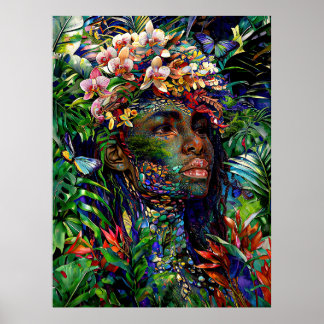 “Nayari” - Jungle Mirage - Women In Amazonia Poster