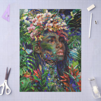 “Nayari” - Jungle Mirage - Women In Amazonia Tissue Paper